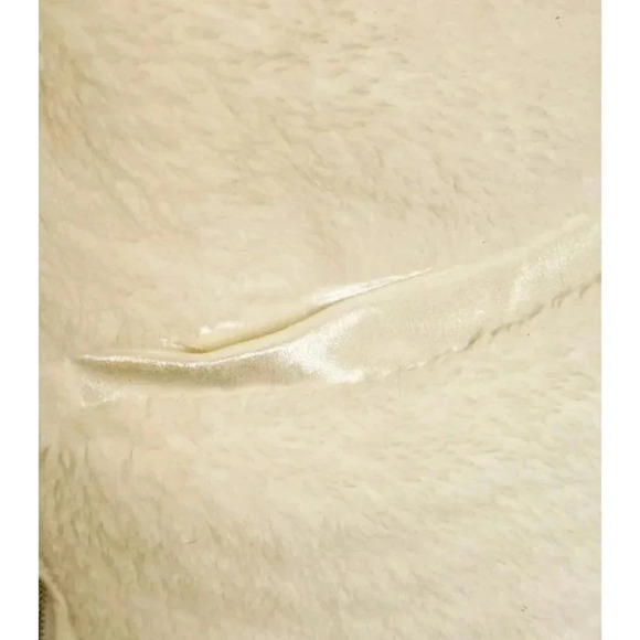 Brand New W Tags Soft Surroundings Mikka Moto Jacket Wmn's M Ivory Sherpa Comfy - Picture 3 of 9
